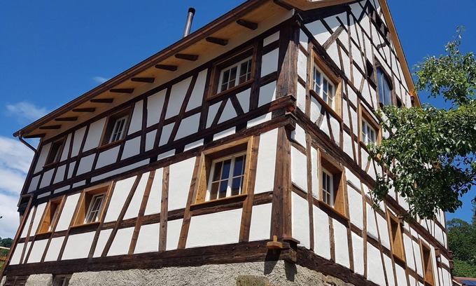 Ludwigshafen Apartment | Romantic studio in renovated half-timbered house from 1706, with courtyard and garden