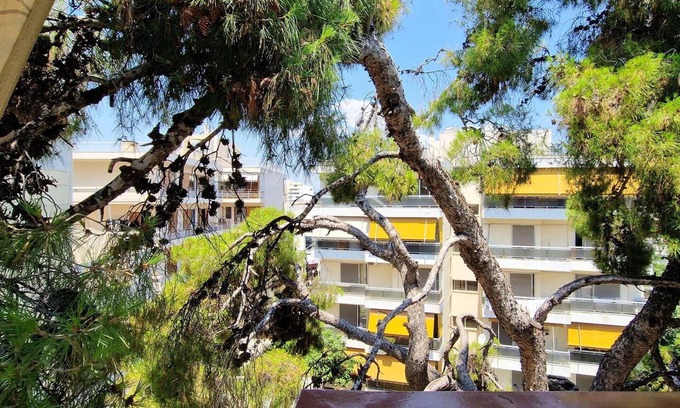 Papagou-Holargos Apartment | Rooftop 1 Bdr Apt - Metro Cholargos - 5 Min Walk