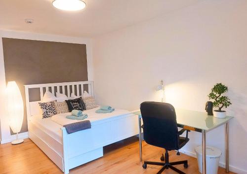 Soflingen Apartment | Rooftop Apartments - Doppelzimmer Deluxe in Gemeinschaftsunterkunft Weinberg R3