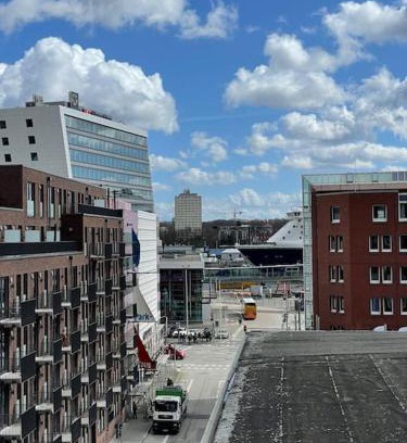 Vorstadt Apartment | Rooftop mit Fördeblick, zentral & nah am HBF
