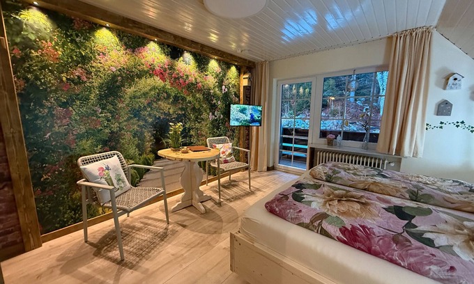 Blasiwald Apartment | Room 'Familienzimmer' with Mountain View, Shared Terrace and Wi-Fi
