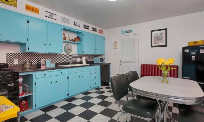 Amarillo House | RT 66 mid-Century home with hip-retro vibes.