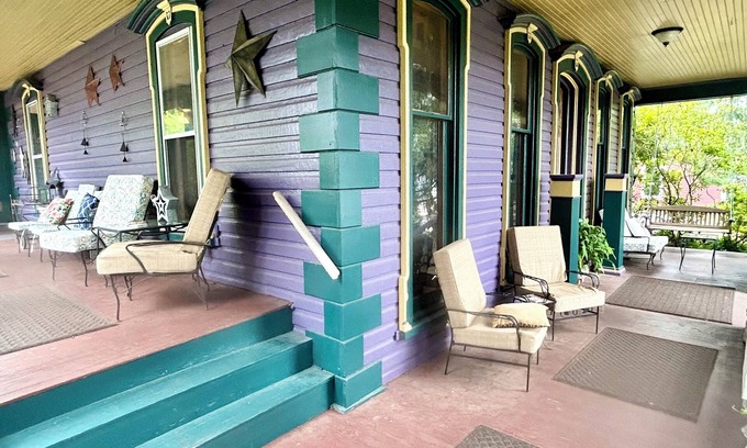 Adamstown Bed & Breakfast | Ruby Room -The Amethyst Inn Bed & Breakfast- jacuzzi tub, fireplace, breakfast