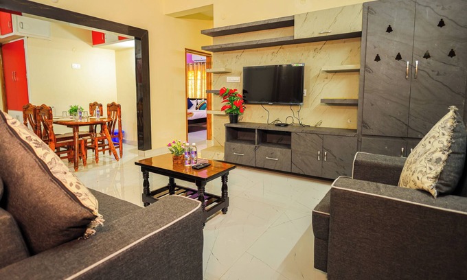 Tirupati Apartment | Rustic 2BHK Home Stay With AC Bedrooms