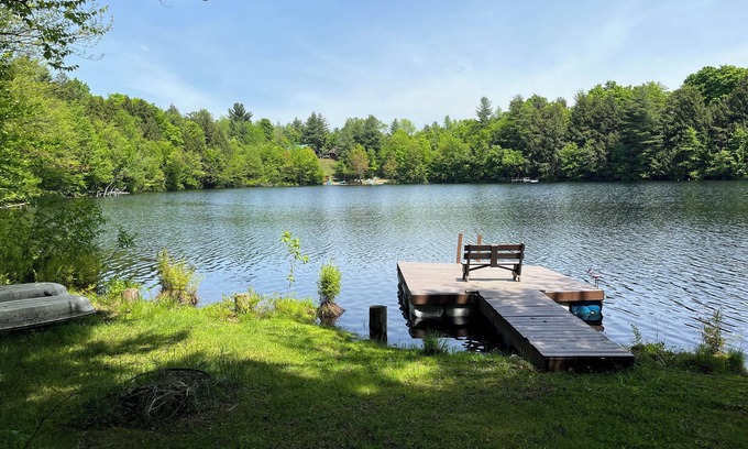 Harrisville Cabin | Rustic 4-bedroom cabin, on lake with WiFi, near AdirondacksnA Place to Remember!