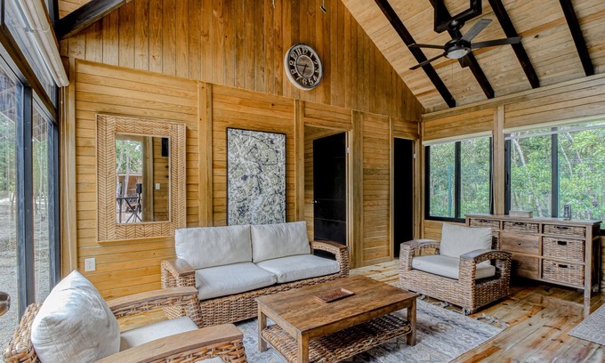 Tulum Apartment | Rustic and secluded apt. with private deck, kitchenette, and partial AC