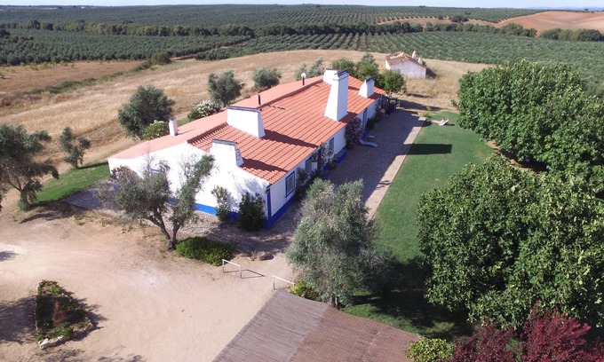 Sousel Cottage | Rustic farm, T3+1, sleep 10, biologic swimming pool, amazing landscape