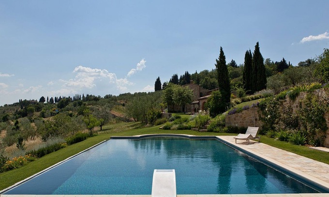 Greve in Chianti Other | Rustic farmhouse with beautiful pool, gardens and views in central Tuscany
