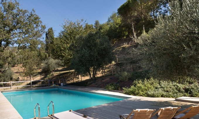 Montecastello House | Rustic holiday home in Pontedera with shared pool