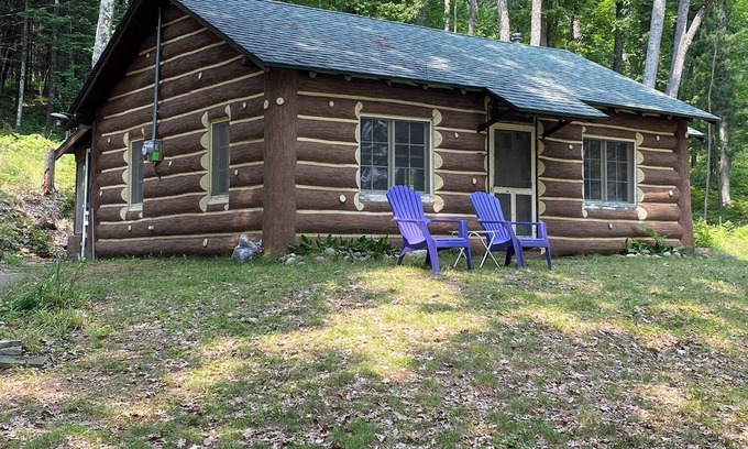 Atlanta Cabin | Rustic Log Cabin on beautiful Avery Lake.