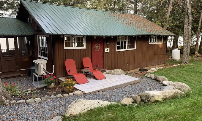 Hartland Cottage | Rustic Maine Camp on shores of Great Moose Lake