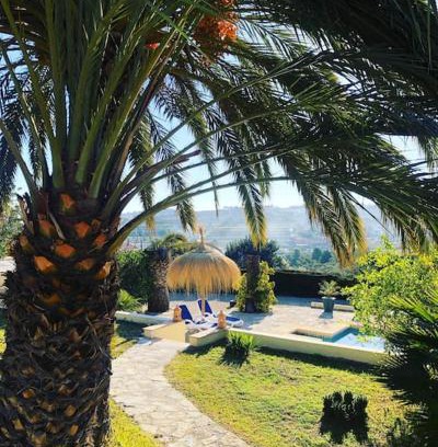 Fustera House | Rustico Appartment 'Olta' in finca, see-and garden side