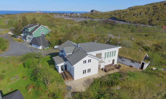 Sørvagen Villa | Sørvågen Villa luxury home with sauna