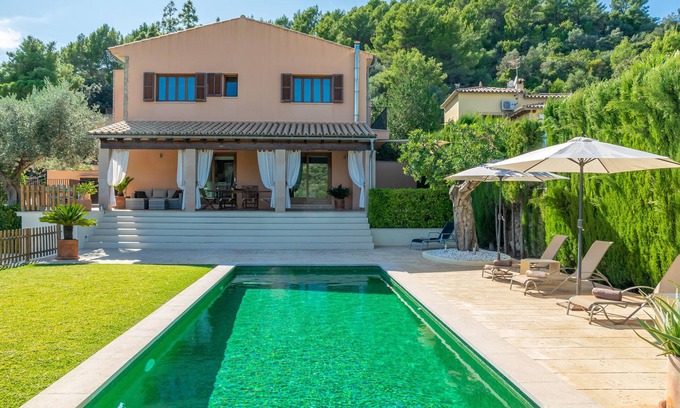 Mancor de la Vall Villa | SA TANCA DE SA NINA - Beautiful villa with private pool next to the mountains. Free WIFI.