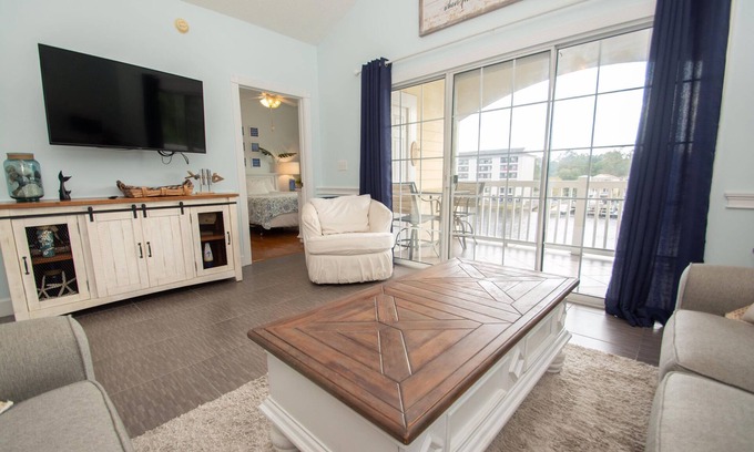 Carolina Forest Condo | Sail Your Worries Away.*Newly Furnished* MB Intracoastal Waterway Condo!