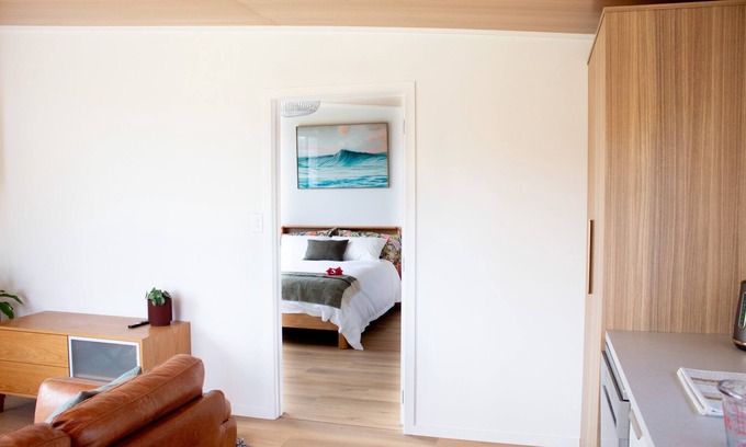 Wainui House | Salt Guesthouse-relax & unwind in this beautiful space. Rural feel, ocean close.