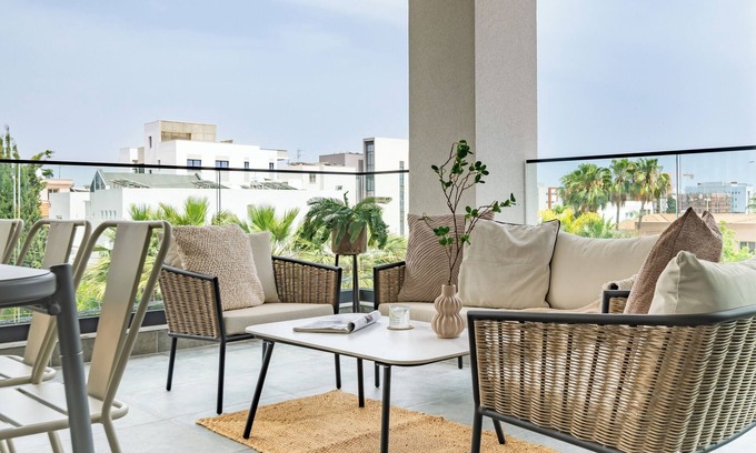 Agios Athanasios Apartment | Sanders Evolution 2 - Nice 2-Bdr Apt with Balcony