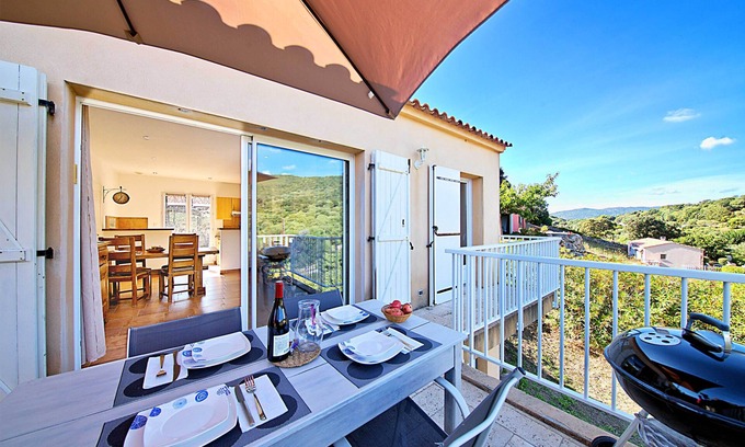 Sartene Villa | Sartene Orasi: apartment in very comfortable villa, air conditioning, WiFi