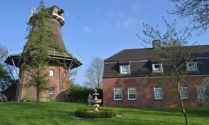 Uttum Apartment | Schöne Ferienwohnung für Eine Person im Müllerhaus Uttum