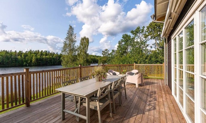 Hjorted House | Schönes Haus mit Privatem Zugang zum See Hjorten Zwischen Vimmerby und Västervik