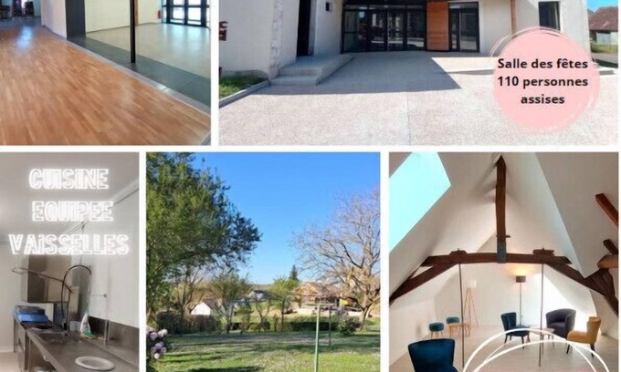 Jeu-les-Bois House | SDF + Gîte 22 pers - Jeu les bois