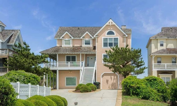 Nags Head House | Sea Spray: Oceanfront, Private Pool, Spa, Elevator