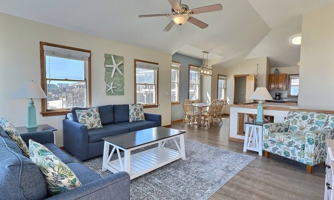 Buxton Cottage | Sea Star- Ocean Views- Steps to Beach- Community Pool