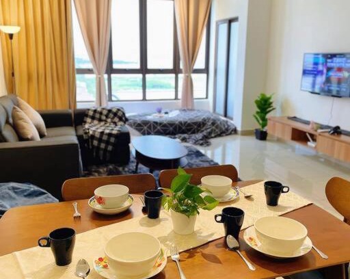 Malacca City Apartment | Sea View BaliResidenc 4-6Pax Video game 5minJonker B1207