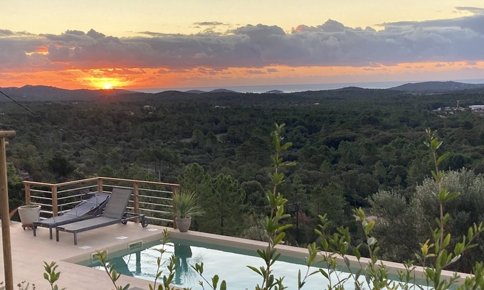 San-Gavino-di-Carbini Villa | Sea view villa with pool