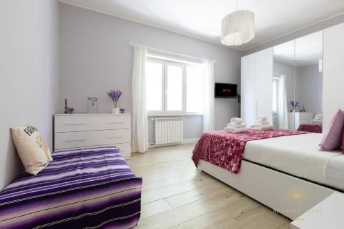 Quartiere XXXIII Lido di Ostia Ponente Apartment | Sea View Rome Luxe Stay - 7 pax, 2 baths, 100mt from the sea, A-C, terrace