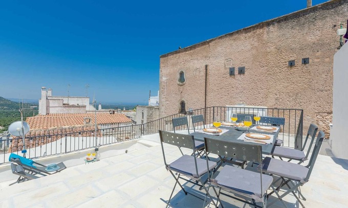 Ostuni House | Sea view terrace - outdoor kitchen - outdoor shower - close to parking lot