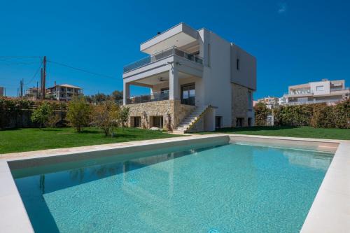 Nea Fokaia Villa | Sea Wind Luxury Villa with Private Heated Pool Kassandra Halkidiki