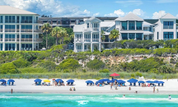 Rosemary Beach House | Seabourn - Gulf-Front Home w/Carriage House, Private Pool, Near Rosemary Beach!