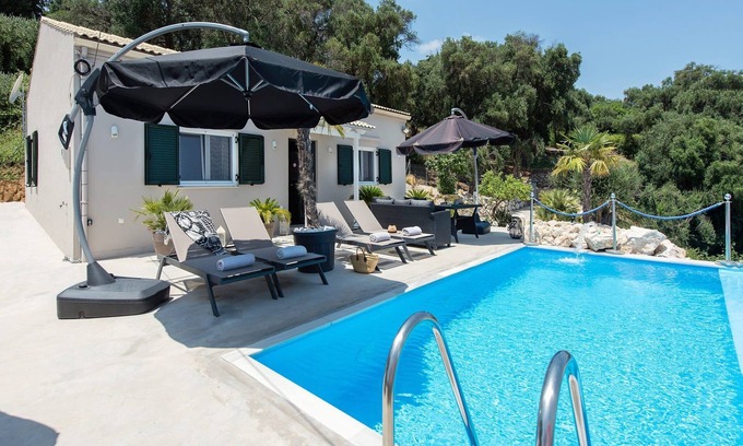 Perama Villa | SeaView Corfu Villa | 2 Bedroom | Villa Perama | Private Pool & AC