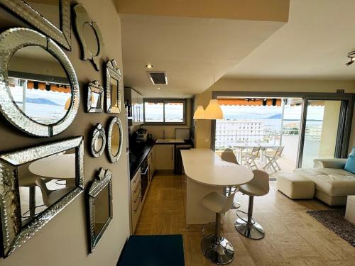 Cannes Apartment | Seaview Retreat 1BR with terrace