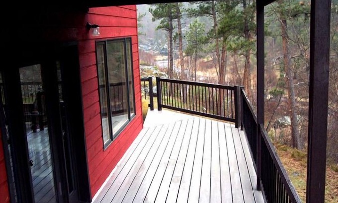 Rapid City House | Secluded Creekside cabin with access to the best swimming hole on Spring Creek
