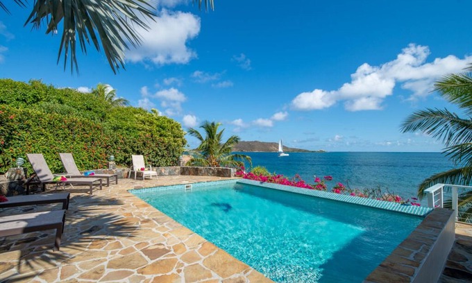 Virgin Gorda Villa | Secluded Oceanfront Caribbean Vacation Villa on Leverick Bay.