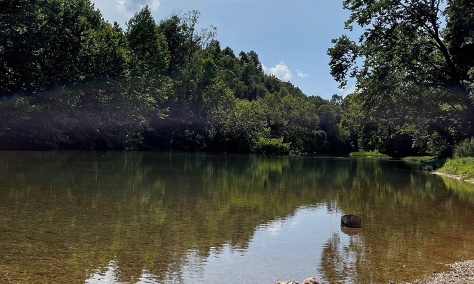 Steelville House | Secluded RV with private river access - 1 minute walk to the water!