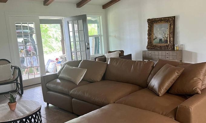 La Grange Other | Secluded Texas oasis on 82 acres, our rustic retreat offers a private pond