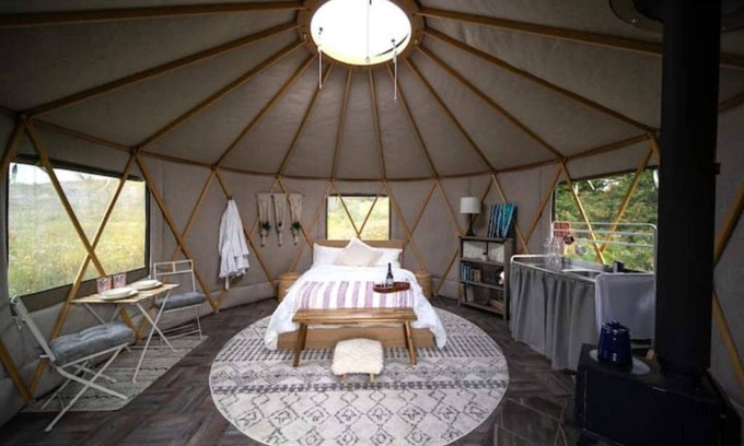 Durham Region House | Secluded Yurt on 100+ Acre Tree Farm