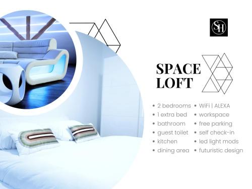 Neudorf-Nord Apartment | SECRET HIDEAWAYS Space Loft Wohndesign auf 2 Etagen l 450m bis Uni