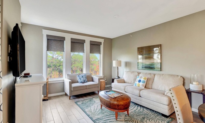 Baytowne Wharf Condo | Serene Bay Views: Private 1BR Corner Unit in Village at Sandestin Golf and Beach Resort!