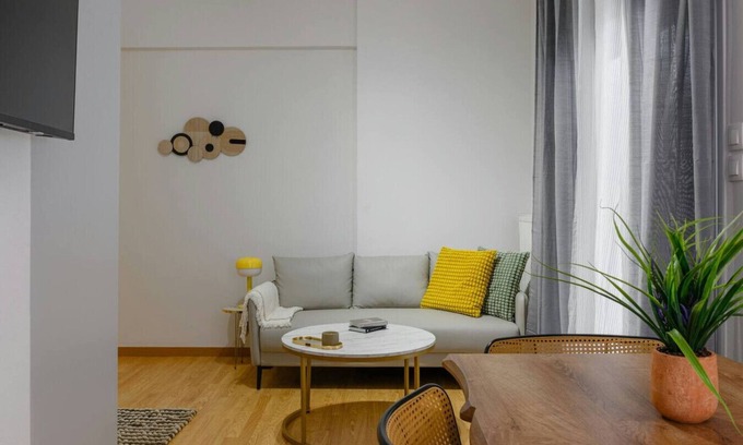 Athens Apartment | Serene City Hideaway with Balcony & Modern Comfort