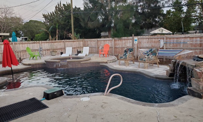 Port Saint John House | Serene Oasis: Saltwater Pool Home near KSC and Cocoa Beach"n