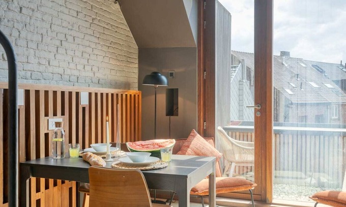 Ghent Apartment | Serene Studio Oasis with Balcony in Ghent