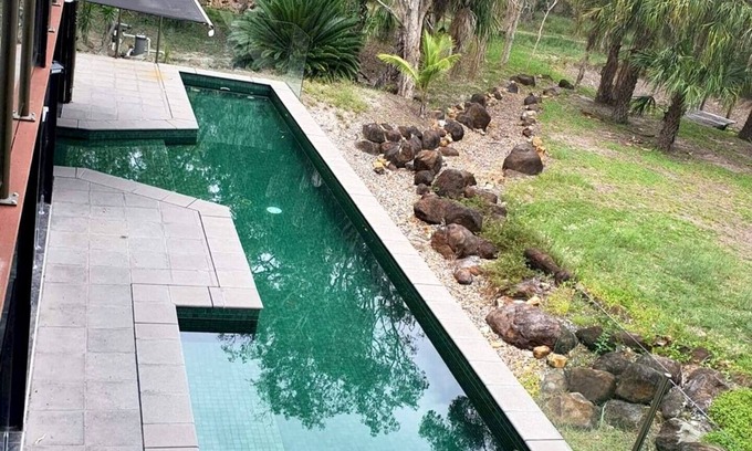 Agnes Water Apartment | Serenity a Tropical oasis set on 4 acres of land with pool.