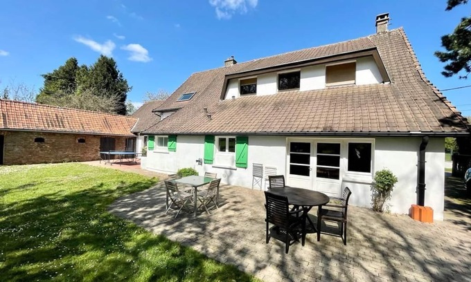 Wicquinghem House | Seven Bdm Family House In Countryside Village With Large Beautiful Secure Garden