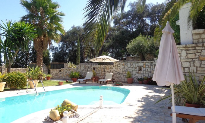 Termenades Villa | Silver Olives Villa With Private Swimming Pool, Sea View And Remarkable Garden.