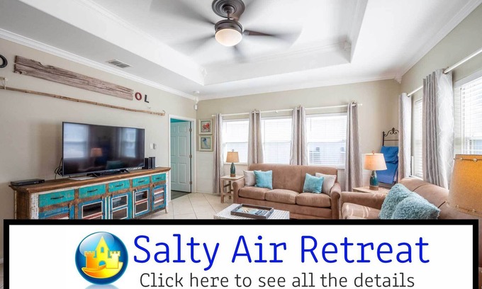 Safe Harbor House | Single Story 3 bedroom townhome just off of 11th. King bed