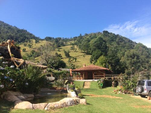 Sao Pedro da Serra House | Sitio com piscina natural e cascata, com linda vista em Lumiar.